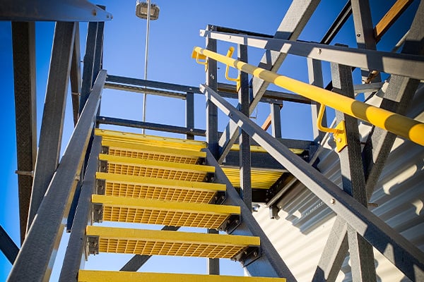 Fiberglass & Plastics - Stairwell